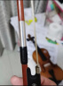 曼尔乐器小提琴弓专业练习演奏级巴西红木小提琴弓子真马尾 1/2 2/4提琴弓 实拍图