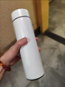 暖親智能杯數顯杯溫顯保溫杯不銹鋼溫度水杯測溫杯子禮品保溫杯禮物 智能杯-白色 480ml 曬單實(shí)拍圖