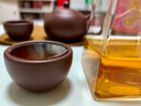 砂邑 宜興紫砂杯原礦全手工品茗杯功夫茶具配件主人杯小杯子茶盅茶碗 老紫泥團圓杯單只【約40cc】 曬單實拍圖