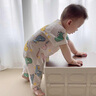 楚帝貝嬰（ChuDiBeiYing）嬰兒衣服夏季薄款透氣短袖連體衣哈衣爬服新生兒男女寶寶開(kāi)襠褲 大恐龍 90(建議12-18個(gè)月) 曬單實(shí)拍圖