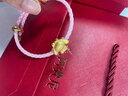阿梵尼黃金轉運珠手鏈生肖狗 3D硬金玉桂狗本命年紅繩定價(jià) 生肖狗紅皮繩手鏈約0.7-0.9g 曬單實(shí)拍圖