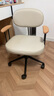 梵右 電腦椅家用休閑椅子舒適久坐書(shū)房升降轉椅學(xué)習座椅靠背辦公椅 米白色【扶手款】 曬單實(shí)拍圖