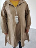 品匯菲大碼女裝風(fēng)衣春秋季上衣加肥微胖mm肥人時(shí)尚藏肉遮肚子中長(cháng)外套潮 卡其色 常規 1942 4XL 建儀190-210斤 曬單實(shí)拍圖