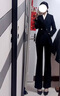 睿諾高端小西裝套裝女職業(yè)裝女裝休閑時(shí)尚西服正裝氣質(zhì)通勤經(jīng)理工作服 黑色西裝+褲子 S 曬單實(shí)拍圖