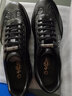 金利來(lái)（Goldlion）男鞋秋冬休閑鞋皮鞋男時(shí)尚鴕鳥(niǎo)紋老爹鞋百搭柔軟休閑鞋運動(dòng)鞋 黑色 40 曬單實(shí)拍圖