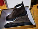 七匹狼馬丁靴男款夏季真皮高幫男鞋英倫風(fēng)復古休閑皮鞋戶(hù)外作戰工裝靴 棕色（加絨） 43 （尺碼偏大） 曬單實(shí)拍圖