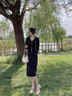 卓詩(shī)尼包頭涼鞋女2025年夏季新款仙女風(fēng)粗跟單鞋子一字扣帶溫柔高跟鞋女 米白色 37 曬單實(shí)拍圖