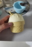 樂(lè )扣樂(lè )扣（LOCK&LOCK）冰球模具威士忌冰淇淋軟硅膠冰格家用冰箱圓形凍冰塊大號冰塊模具 香草白-草莓粉-華夫筒 曬單實(shí)拍圖