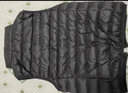 雅鹿輕薄羽絨服馬甲女短款外穿背心內搭坎肩秋冬馬夾AP 黑色 2XL 曬單實(shí)拍圖
