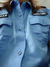 GPQSWQ保安服套裝男夏裝短袖襯衣制服半袖物業(yè)工作服襯衫保安服夏裝套裝 藍色短袖單上衣(+標貼) 175-XL 曬單實拍圖
