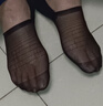浪莎（LangSha）襪子男船襪夏季薄款冰絲無(wú)痕網(wǎng)眼透氣硅膠防滑隱形襪短襪 黑2 均碼 曬單實(shí)拍圖