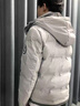 啄木鳥男士羽絨服冬季新款加厚保暖防寒羽絨衣休閑白鴨絨連帽外套男 23929白灰色 XL 推薦【110-130斤】 曬單實(shí)拍圖