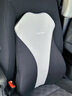 喬氏汽車(chē)腰靠護腰車(chē)用座椅腰托頭枕靠枕套裝車(chē)載秋冬季款腰枕靠腰墊 腰靠（靠墊） -黑灰 曬單實(shí)拍圖