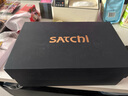 沙馳（SATCHI）男鞋 輕便時(shí)尚戶外休閑鞋縫線底牛皮透氣圓頭休閑鞋防滑健步鞋 黑色（962462175Z） 40 歐碼（國(guó)碼41） 曬單實(shí)拍圖