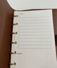 Filofax內頁(yè)替芯活頁(yè)記事本替換芯六孔打孔紙加寬版米色橫線(xiàn)內頁(yè)pocket A7橫線(xiàn)頁(yè)30張213053/CH 曬單實(shí)拍圖