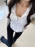 嘉麗薇吊帶背心女2025新款夏季內(nèi)搭吊帶上衣帶胸墊修身百搭美背露臍短款 白色 L (97-104斤) 曬單實(shí)拍圖