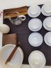 玉中泥 白玉瓷整套茶具套装日式羊脂玉陶瓷家用简约盖碗茶杯公道杯创意组合功夫茶礼盒装 白玉瓷大套组 实拍图