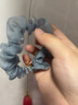 She's茜子莫奈晶石小號(hào)發(fā)圈歐根紗滴油蝴蝶馬尾大腸圈橡皮筋頭繩送女友 天藍(lán)色C0(滴油版) 曬單實(shí)拍圖