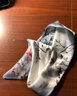 達芬奇密碼絲巾小方巾女士真絲圍巾桑蠶絲紗巾歐美風(fēng)絲綢頭巾包巾節日禮物 鏡像巴黎 曬單實(shí)拍圖