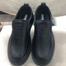 JEEP吉普休閑皮鞋男夏季新款軟底一腳蹬商務(wù)正裝鞋英倫風(fēng)布洛克休閑鞋 黑色【套腳款】【標準運動鞋碼】 41 曬單實拍圖