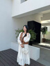 CAHOE KULLO包包女包2025年新款輕奢侈女士斜挎包小方包菱格單肩包時(shí)尚品牌 米白色-CK生日禮物送女友 曬單實(shí)拍圖