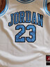 JordanNIKE JORDAN24年夏季中大童透氣網(wǎng)孔背心男童經(jīng)典運動籃球服 曬單實拍圖