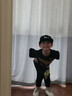 宇龍童話童裝男童套裝夏裝兒童帥氣運(yùn)動衣服小孩洋氣網(wǎng)紅夏季短袖潮裝 黑色X1金鷹（衣服褲子） 薄款 130 碼建議身高1.2米左右 曬單實拍圖