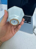 豐子汝窯茶杯臺灣茶碗主人杯開(kāi)片功夫茶具陶瓷天青色高檔品茗杯釉高端 八方杯70ml1只 曬單實(shí)拍圖