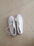 法拉步春季新款小白帆布鞋女原宿风鞋百搭韩版鞋学生透气板鞋子潮 白红色（A01） 37 实拍图
