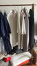 竹藝佳（ZHUYIJIA） 折疊掛衣架衣服架子簡易衣帽架室內(nèi)落地衣架收納架置物架層架 材質(zhì)加固茶色-116款 曬單實拍圖