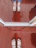 ZHR凉鞋女夏季仙女风粗跟一字扣带罗马女鞋INS风网红时尚百搭鞋子潮 黑色（跟高5CM） 37码 实拍图