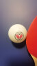 蝴蝶三星级乒乓球6只装专业大赛比赛用球R40+白色 实拍图
