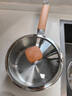 杰璞斯 無(wú)涂層316不銹鋼寶寶輔食鍋奶鍋嬰兒煎煮不粘蒸鍋輔食鍋明火通用 無(wú)涂層【316L鋼】奶鍋 18cm 曬單實(shí)拍圖
