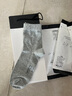 Clarkarida新品男士襪子吸汗透氣棉襪子中筒防臭秋冬季休閑運動(dòng)男襪舒適長(cháng)襪 淺灰+白色+黑色+深灰 4雙 均碼 （39-45碼） 曬單實(shí)拍圖