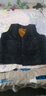 冬天老人家穿的新款中年男士馬甲加厚款加絨坎肩中老年人棉背心保暖外套 黑色 XXXXL 曬單實(shí)拍圖
