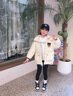 勤度女大童羽絨服棉12-15歲長(zhǎng)款青少年初中生2023女童冬裝女孩加厚 黑色 160cm 曬單實(shí)拍圖
