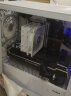 先马（SAMA）平头哥M8 雪装版 游戏办公mini电脑主机箱 前板铁网/玻璃侧透/支持M-ATX主板240水冷/U3/纯白色 实拍图