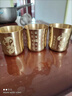 蒲陽(yáng)世家百福黃銅酒杯茶杯家用辦公室擺件龍鳳呈祥茶杯供奉水杯高檔禮物 龍鳳茶杯 曬單實(shí)拍圖