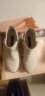 他她（TATA）商场同款气质法式小踝靴短靴女切尔西靴冬新款7BJ42DD2 米色（单里） 37 实拍图