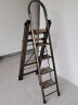 肯泰（KENTAI）家用梯子多功能晾衣架折叠人字梯铝合金加厚楼梯五步工程梯Q6-XB5 实拍图