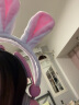 西伯利亚（XIBERIA）S21 耳机耳麦头戴式 电竞电脑手机耳机带麦 游戏耳机 粉色兔耳朵 直播主播 实拍图