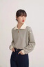樂(lè)雅秀條紋毛衣早春夏冬季2025年新款女裝衛(wèi)衣外套女百搭寬松顯瘦針織衫 杏色 S 【80-120斤】 曬單實(shí)拍圖