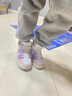 比牧巴兒童高幫運動(dòng)鞋女童加絨保暖棉鞋2025新款冬季中大童女孩街舞板鞋 馬卡龍紫 34 曬單實(shí)拍圖