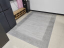 七棉水晶绒客厅地毯 耐脏防滑易打理 夕颜 现代简约 160*230cm 实拍图