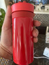 膳魔師（THERMOS）口紅系列保溫杯便攜水杯小容量TCNC-200禮盒節日禮物 正紅色 曬單實(shí)拍圖
