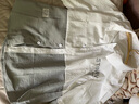 羅蒙（ROMON）拼接撞色長(cháng)袖襯衫男士春夏季潮流免燙襯衣休閑外套男上衣服男裝 G19白色 2XL （約135-150斤可穿） 曬單實(shí)拍圖