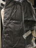 稻草人男士條紋羽絨棉襯衫長(cháng)袖休閑外套磨毛加絨保暖格子襯衣免燙小棉衣 【純黑里外黑色】羽絨棉襯衫 新 XL 150斤以下穿 曬單實(shí)拍圖