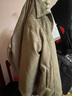 gxmy麂皮絨夾克外套男士休閑套裝秋冬季輕熟風(fēng)痞帥穿搭衣服男裝三件套 外套灰+高領(lǐng)毛衣黑+西褲黑【三件 XL 曬單實(shí)拍圖