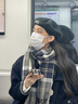 啄木鳥圍巾女秋冬季日系百搭軟妹暖絨格子大航海家冬jk制服甜美披肩時(shí)尚 大航海家圍巾 曬單實(shí)拍圖