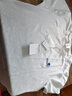 然往純棉短袖t恤女韓版修身圓領(lǐng)印花2025新款夏裝百搭半袖白色上衣潮T 白色 YG566 2XL 曬單實(shí)拍圖
